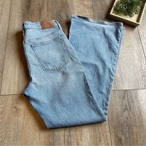 Madewell Light Blue Flare & Wide Leg Jeans